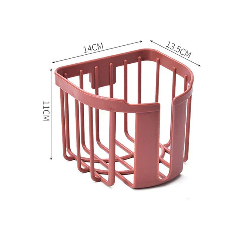 Punch-Free Wall-Mounted Tissue Box for Bathroom & Kitchen