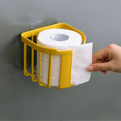 Punch-Free Wall-Mounted Tissue Box for Bathroom & Kitchen