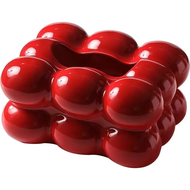 Ceramic Drawer-style Tissue Box, Marshmallow Napkin Holder, Suitable For Table Storage