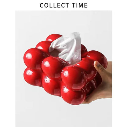 Ceramic Drawer-style Tissue Box, Marshmallow Napkin Holder, Suitable For Table Storage