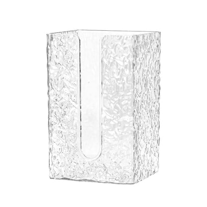 Glacier Style Wall Mounted Acrylic Tissue Box, Bathroom Tissue Holder, Acrylic Tissue Box
