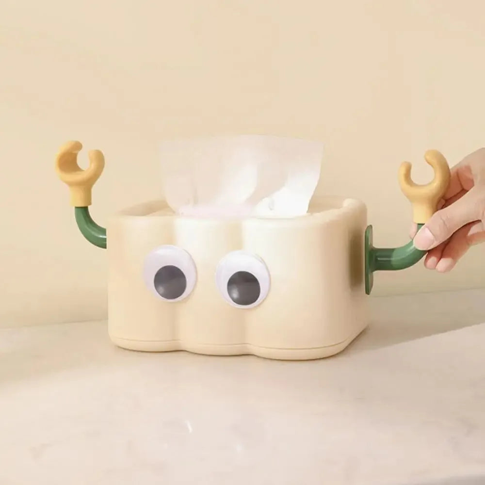 2Pcs DIY Tissue Box Decoration Feet, Self-adhesive Trash Can Hand Hook, Decorations