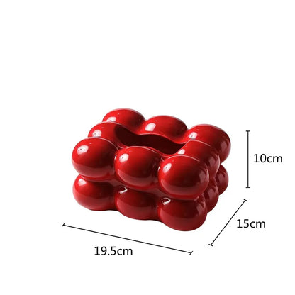 Ceramic Drawer-style Tissue Box, Marshmallow Napkin Holder, Suitable For Table Storage